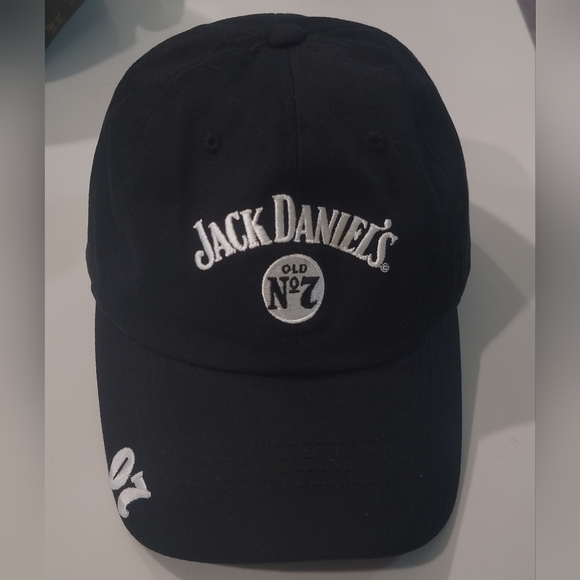 Jack Daniels Accessories Jack Daniels Black Adjustable Ball Cap Hat